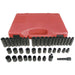 42-PIECE 3/8" DR. SAE AND MM IMP SOC SET