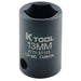 SOC 13MM 3/8D IMP 6PT