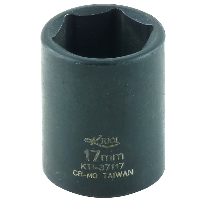 SOC 17MM 3/8D IMP 6PT