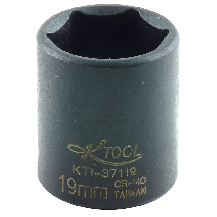 SOC 19MM 3/8D IMP 6PT
