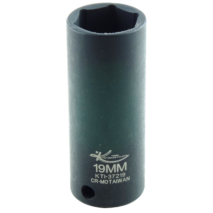 SOC 19MM 3/8D IMP 6PT DP