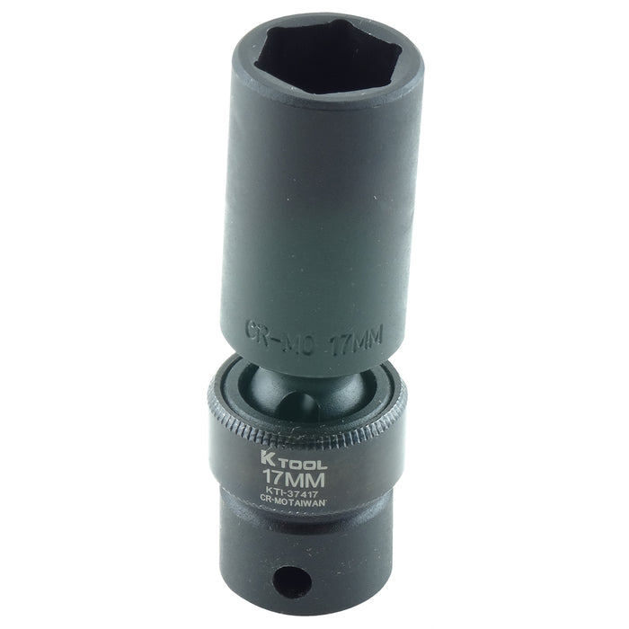 SOC IMP FLEX 17MM 3/8" DR DEEP