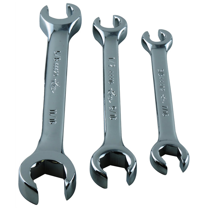 WRENCH SET FLARE NUT 3 PC. SAE