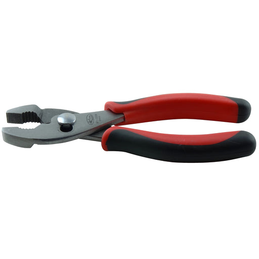 6IN PLIERS SLIP JOINT, RED HANDLES