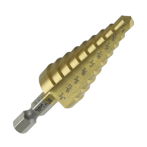 Step Drill Bit 1/4"-3/4"