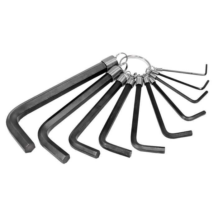 HEX KEY SET 10 PC. METRIC 1.5MM TO 10MM ON A RING