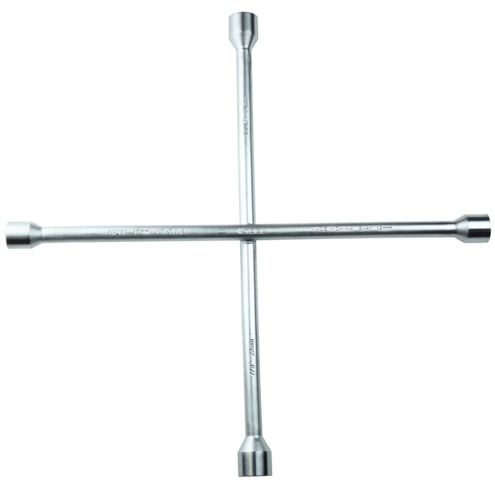 Lugnut Wrench 18" 4 Way SAE/Metric Combo