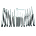 PUNCH & CHISEL SET 15 PC. IN PLASTIC TRAY
