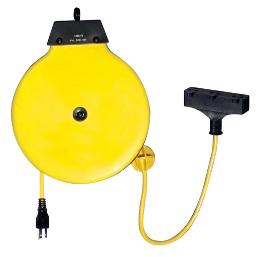 30 ft. Retractable Extension Cord Reel, 10 Amp