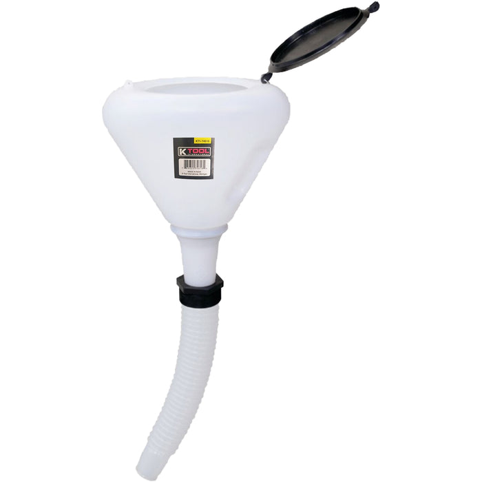 8" Plastic Anti-Splash Funnel, 1.8 Qt