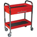 Steel Service Tool Cart with 1-Drawer and 2-Shelve