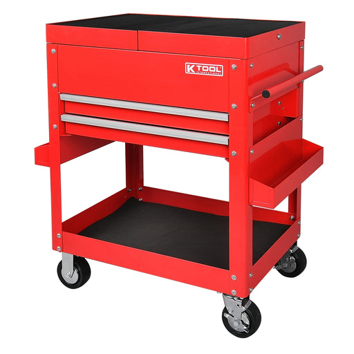 Tool Cart 30" w/Sliding Top, Red