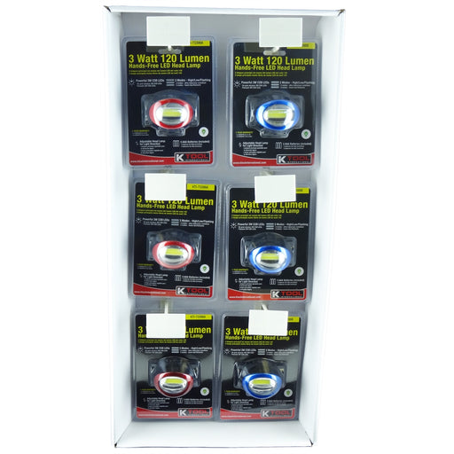 FastTrack Head Lamp Display, 12 Pc