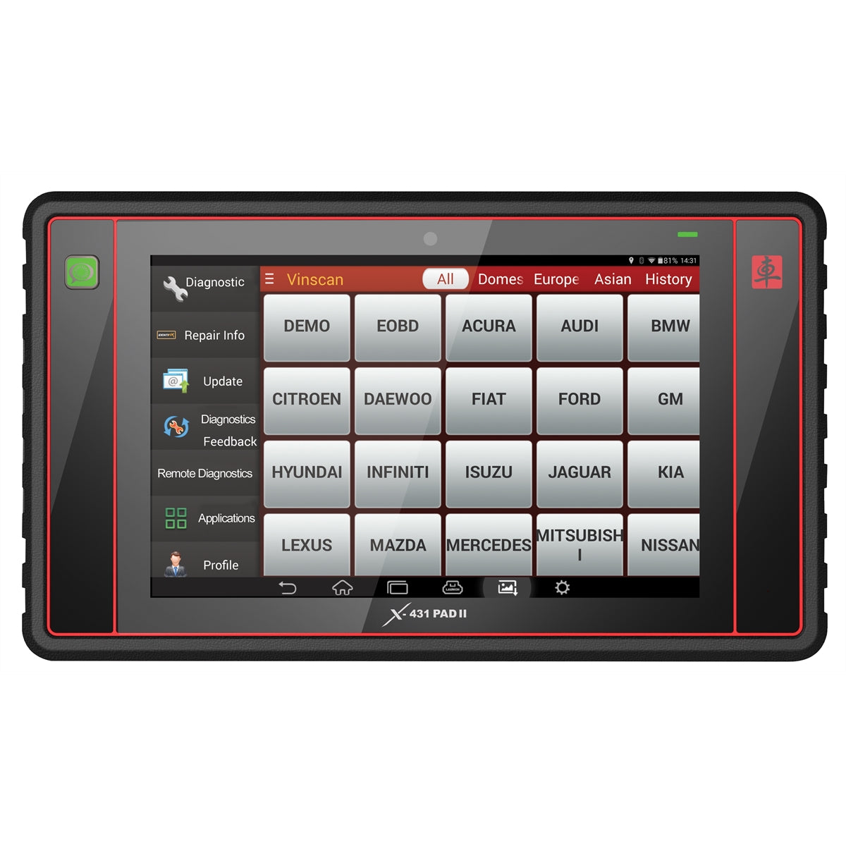 PAD 2 AE HD KIT LAUNCH TECH USA — OEM Tech Tools