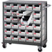 PART CABINET STEEL MOBILE - 30 DRAWERS