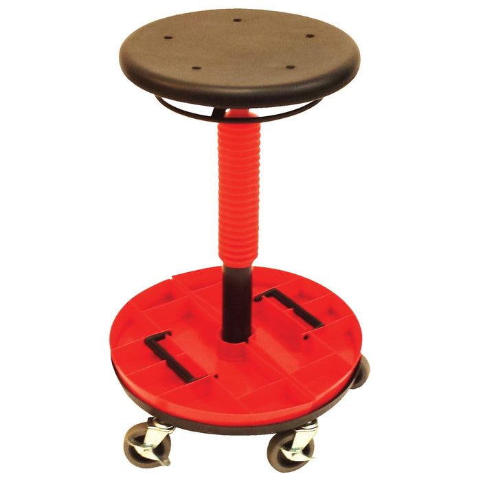 MECHANICS STOOL W/ REMOVABLE TRAY - HIGH