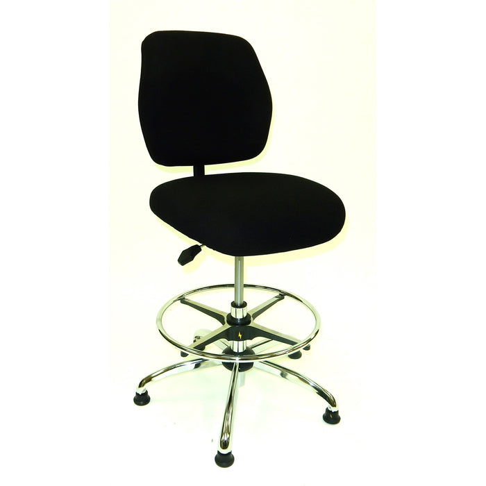 ESD Chair - Medium Height -  Economy Black