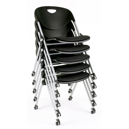 Stack, Nest, Gang Folding Chair - Plastic Seat