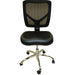 Dental Lab Chair, Mesh Back Black Seat