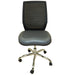 Dental Lab Chair, Plastic Back Dark Grey Seat