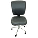 Dental Lab Chair, Vinyl Back Dark Grey Seat