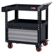 Cart Heavy Duty Utility with 3 Modular Drawers