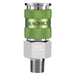 Flexzilla High Flow Coupler, 1/4 Body, 1/4 MNPT