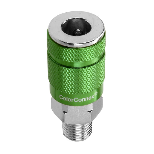 B 1/4" Green Coupler 1/4" MNPT