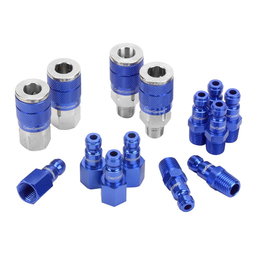COLORCONNEX TYPE C 14PC 1/4" BODY COUPLER & PLUG K