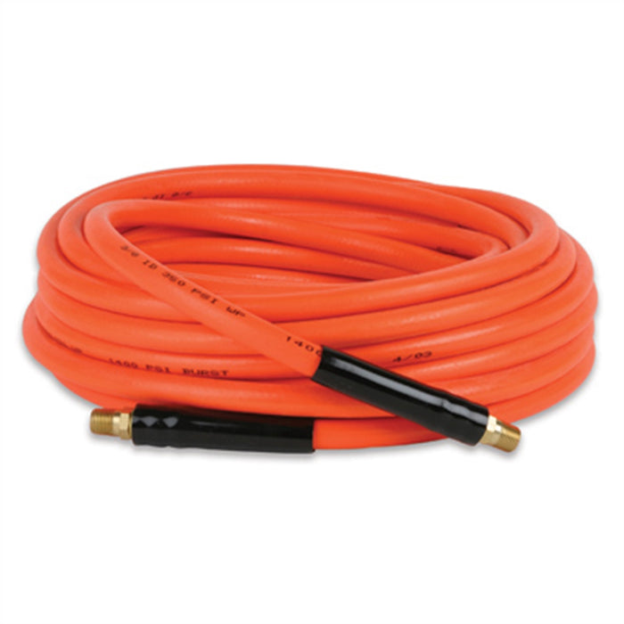 3/8" X 50' ORANGE PVC AIR HOSE 1/4" ENDS