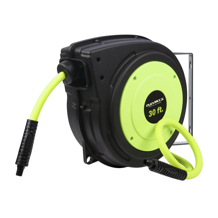 3/8 X 30' ENCLOSED PLASTIC AIR HOSE REEL