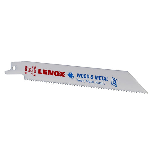 Reciprocating Saw Blades, 610R, Bi-Metal, 6 in. Lo