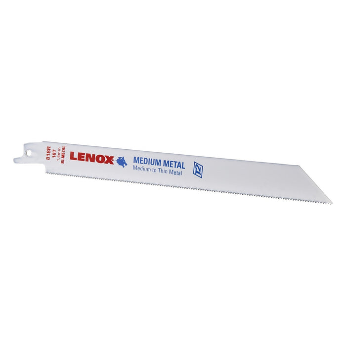 Reciprocating Saw Blades, 818R, Bi-Metal, 8 in. Lo