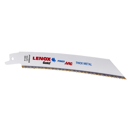 Reciprocating Saw Blades, 614GR, Gold Bi-Metal