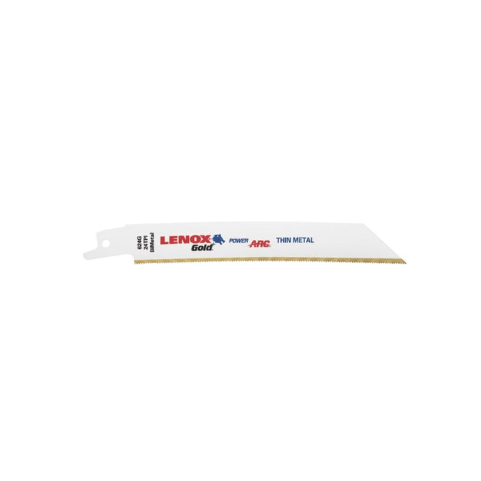 Reciprocating Saw Blades, 624GR, Gold Bi-Metal