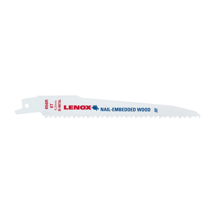 Reciprocating Saw Blades, 656R, Bi-Metal, 6 in. Lo