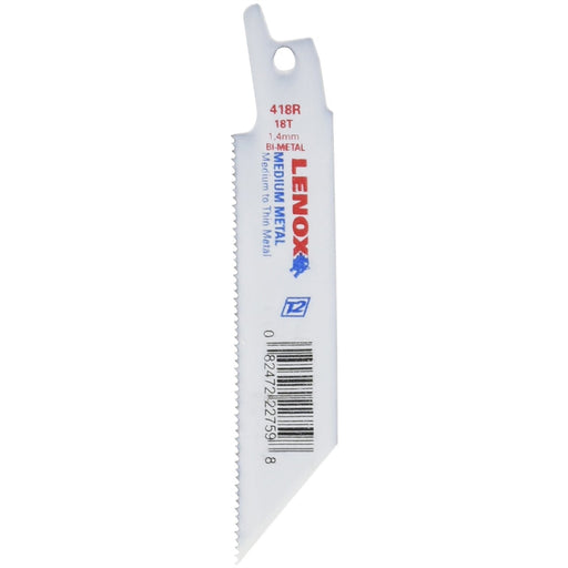 Reciprocating Saw Blades, 418R, Bi-Metal, 4 in. Lo