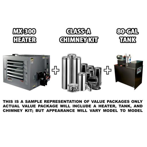 MX-300 HEATER PK B-NO STAND