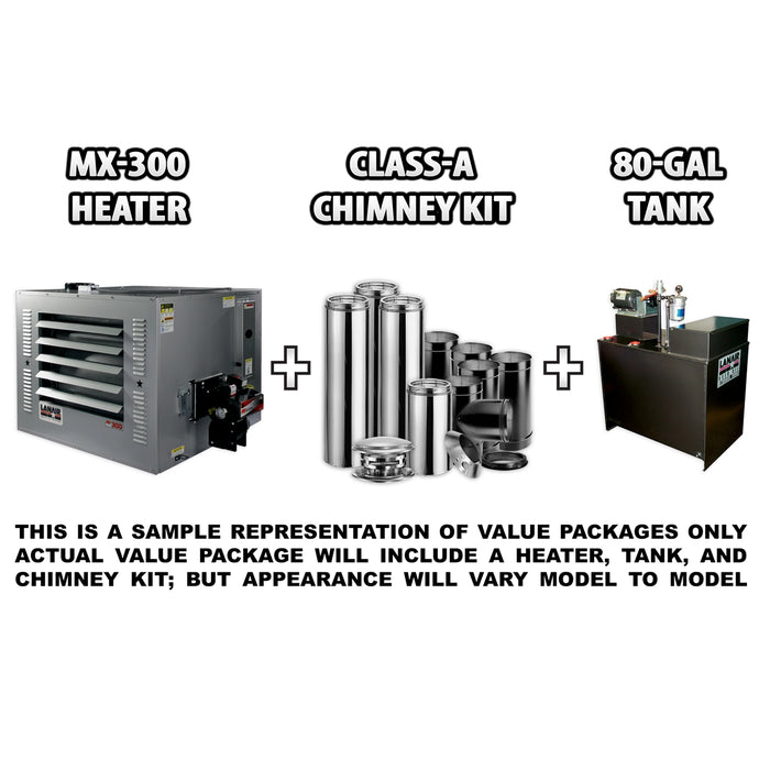 MX-300 HEATER PK B-NO STAND