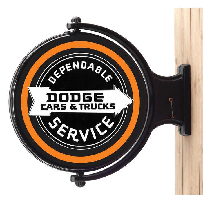 Dodge Service Revolving Wall Light