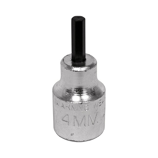 BITSOC 4MM 3/8D IMP HEX BLK