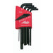 HEX KEY SET 12 PC SAE LONG ARM