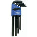 HEX KEY SET 9 PC METRIC LONG 1.5-10MM