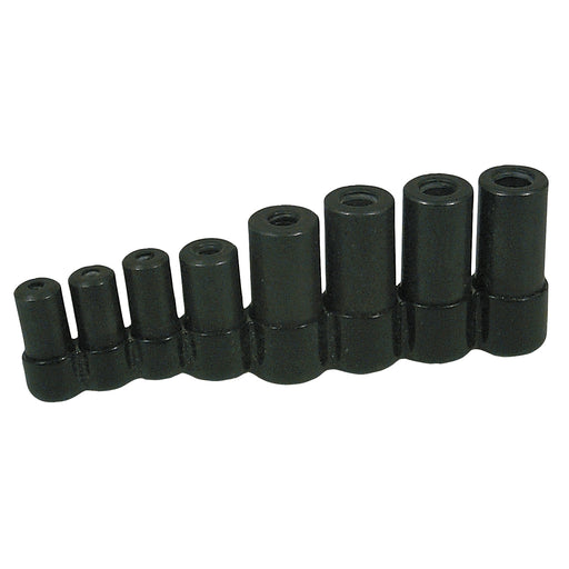 TAP SOCKET SET 8 PC FOR ALL MCTI TAPS THRU 1/2" X3