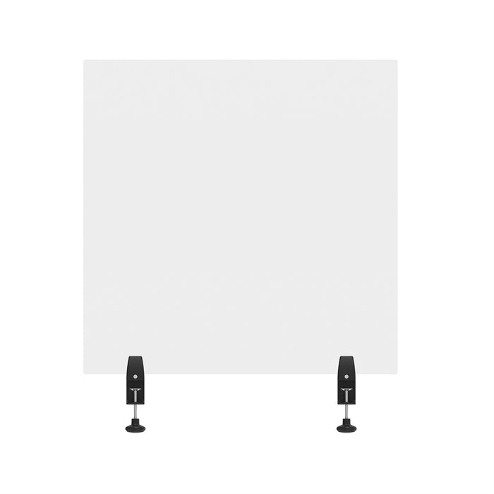 30" x 30" Clear Acrylic Divider w/ 2 Side Desk Cla
