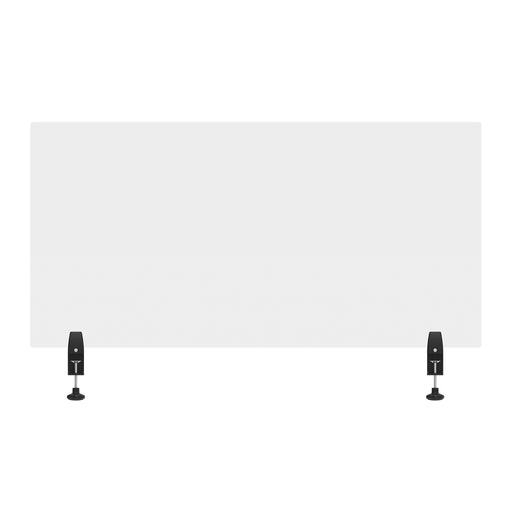 48" x 24" Clear Acrylic Divider w/ 2 Side Desk Cla