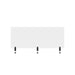 60" x 24" Clear Acrylic Divider w/ 3 Side Desk Cla