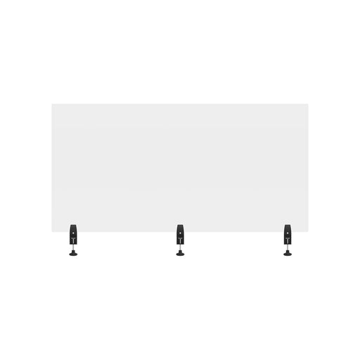 60" x 30" Clear Acrylic Divider w/ 3 Side Desk Cla