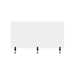 60" x 30" Clear Acrylic Divider w/ 3 Side Desk Cla