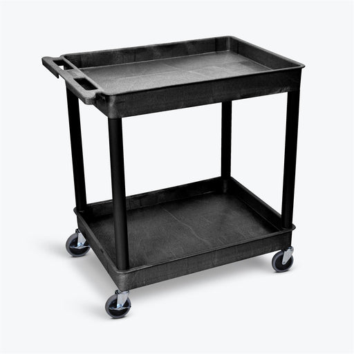 2-Shelf Plastic Utility Cart